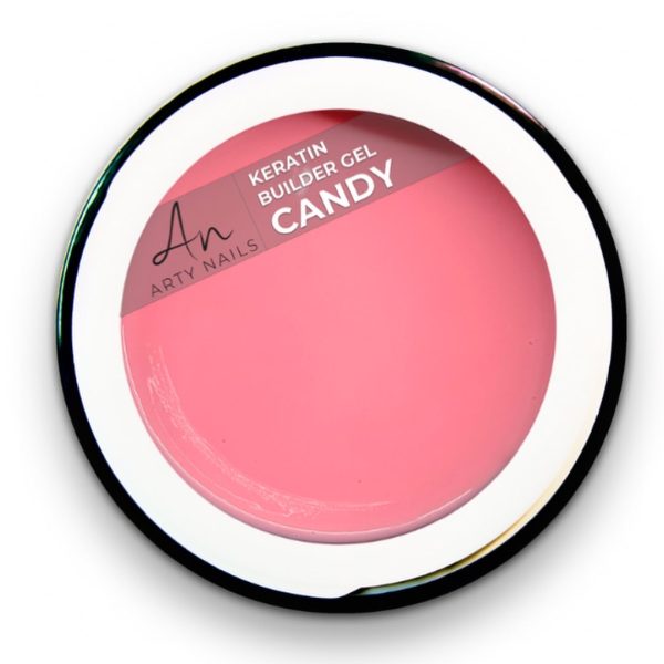 ARTY NAILS CANDY KERATIN BUILDER GEL 15 ML (Hema, Di Hema, TPO Free) - Image 2