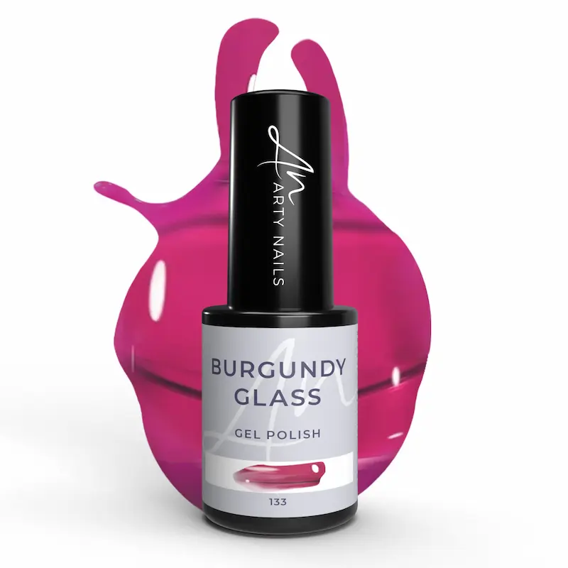 ARTY NAILS GEL LAK 133. BURGUNDY GLASS