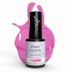 ARTY NAILS GEL LAK 134 PINK GLASS