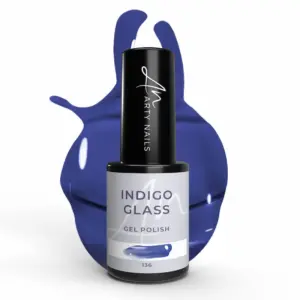 ARTY NAILS GEL LAK 136 INDIGO GLASS
